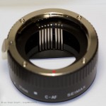 Extension tubes for Canon with electrical contacts