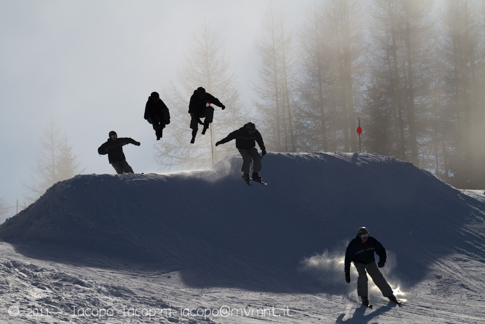 Freestyle with skiboards